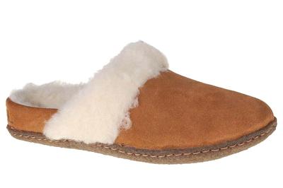 Nakiska Slide II, braune Damen-Slipper