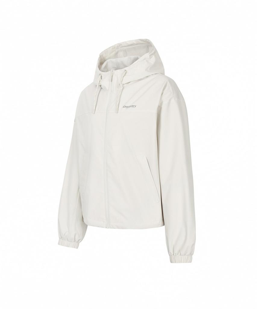 Discovery Expedition Women'S Vertex 2L Outdoor Crop Jacket (D/Ivory)