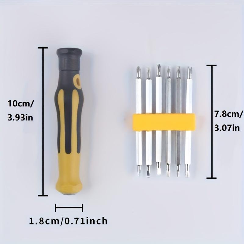 12-in-1 Precision Screwdriver Kit Torx, Flat, Phillips & Hex Bits (for Smartphones, Tablets, Electronics, Home Repairs & Smart