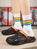 Fashion Hole Slippers for Men Beach Shoes Designer Luxury Elegant Comfortable Rubber Trend 2025 Low Price Original Fun Eva Sandals Man