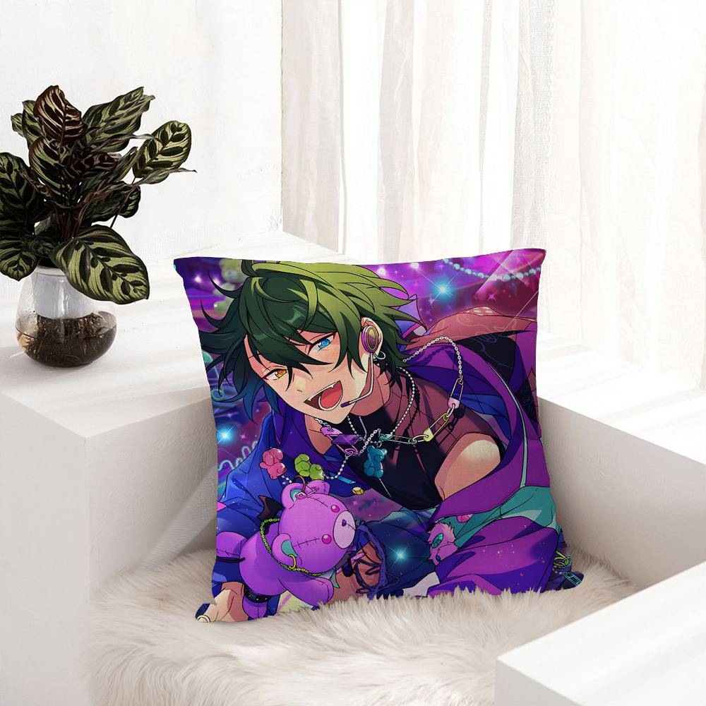 Anime Game Ensemble Stars Lucky Dragon Pillow Cover Sofa Cushion Cover Home Room Decoration Children Gift