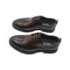 Leather Men'S Leather Shoes Brown Lace-Up Men'S Shoes Brock Business Shoes 19709-8