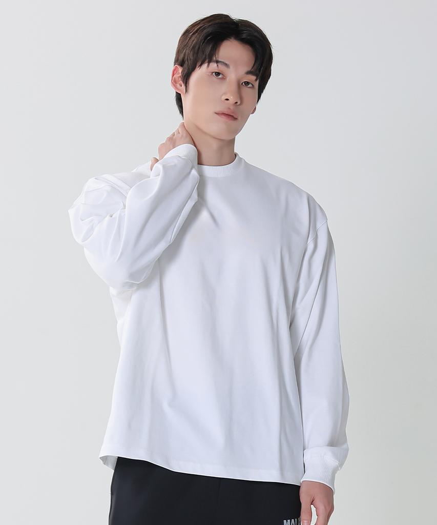 Moldeun Heavy Cotton Plain Oversized Long Sleeve
