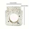 Detachable Ceramic Essential Oil Burners Waxes Melt Burner Warmer Tealight Candle Holder Home Tabletop Decoration Yoga Spa Gifts