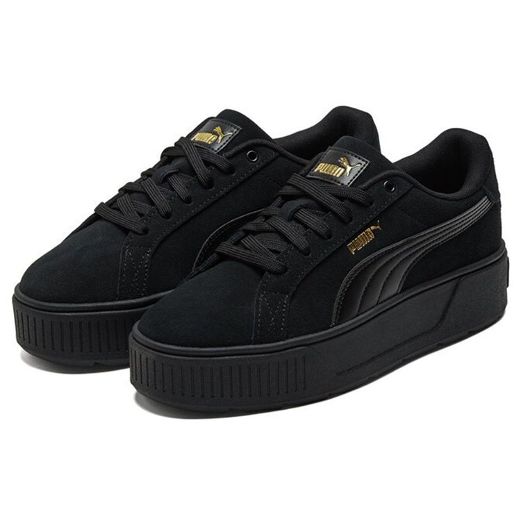 Puma Karmen Black Women Sneakers Team-Gold 384614-01