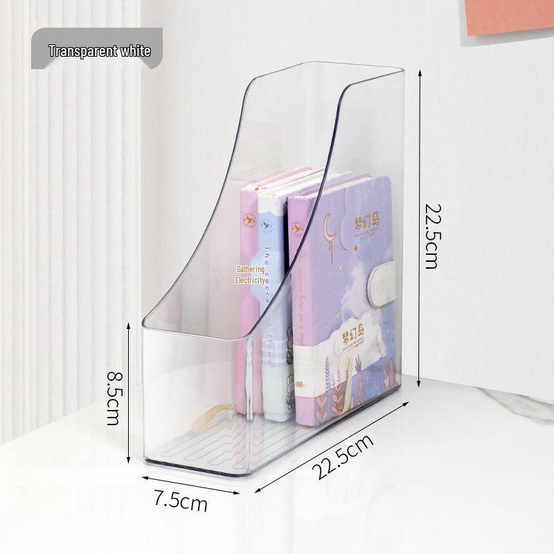 Acrylic Desktop File Storage Rack and Organizer for A4 Paper