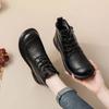 100% Genuine Leather Shoes Women Ankle Boots Spring Autumn Retro Soft Cow Leather Brand Ladies Single Boots Mother Shoes Plus Size 41