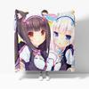 Anime Nekoparas Flanne Blanket Soft comforter sets throw for Couch Warm Flannel Blankets Bedroom Kawaii Cute