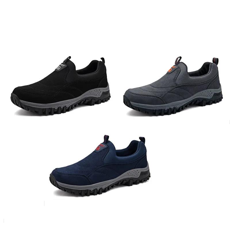Mocasini de bărbați Pantofi sport de toamnă Pantofi de exterior peste picior pentru drumeții Antiderapanți Casual Sport Pantofi de alergare Zapato Para Hombre