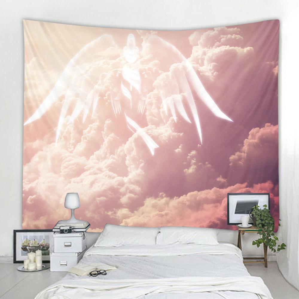Dream Cloud Sky Moon Wall Hanging Tapestry Art Decoration Blanket Curtain Bedroom Living Room Decoration Tapestry