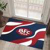 Bologna FC Design Crystal Velvet Carpet Cozy Non?Slip Printed Rug For Bedroom Living Room Entrance