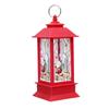 Christmas Party Lantern, Compact ABS Lighted Holiday Ornament for Mantel Tabletop Bookshelf and Shop Window Styling