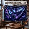 Butterfly Theme Throw Blanket Custom Name Text Personalized Blanket Soft Cozy Blanket for Home Sofa Bed