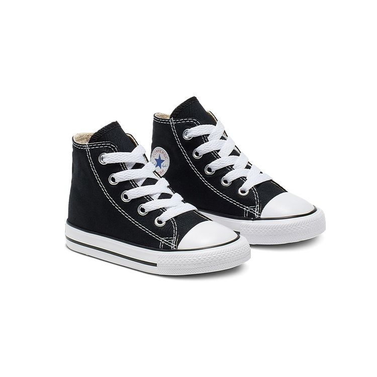 Converse Chuck Taylor All Star Canvas High Top Walker Shoes Baby Shoes Black White 7J231C