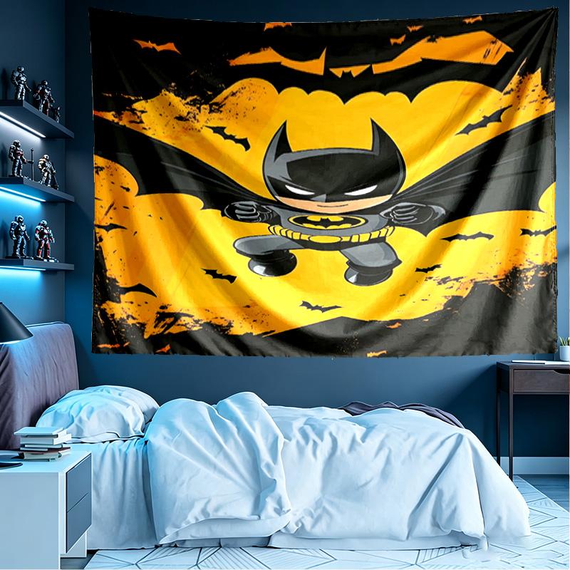 Batman Print Tapestry, Lightweight Wall Hanging, for Bedroom, Dorm, Living Room, Home Art Decor - Birthday Christmas Gift for Friends