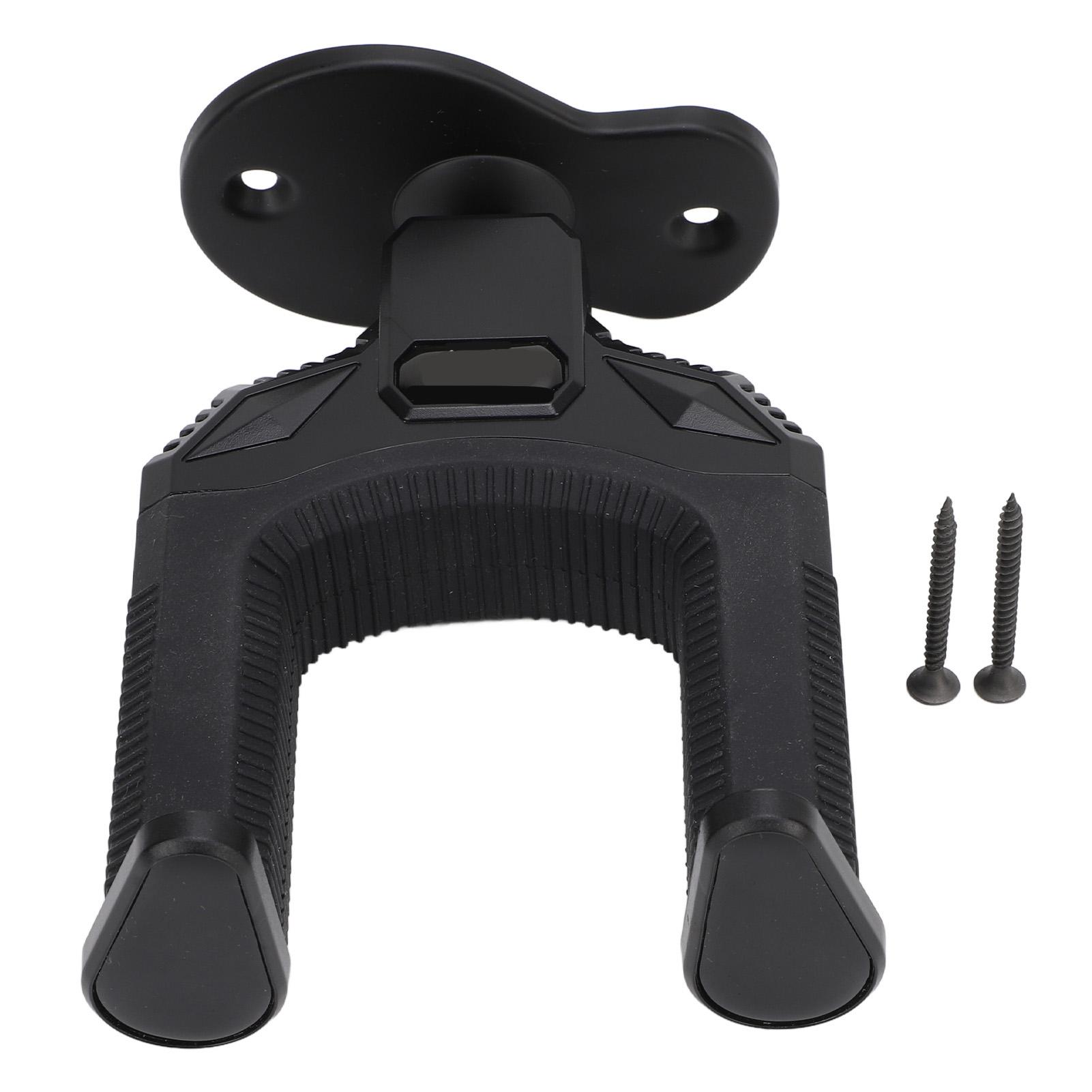 

Крючок для настенного крепления гитары с автоматической блокировкой, металлический настенный держатель для электроакустических гитар, бас-бандж Black Base