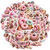 35-100pcs Sweet Donut Stickers Cute Stickers Aesthetic Kawaii Diy Travel Luggage Fridge Decal Graffiti Sticker