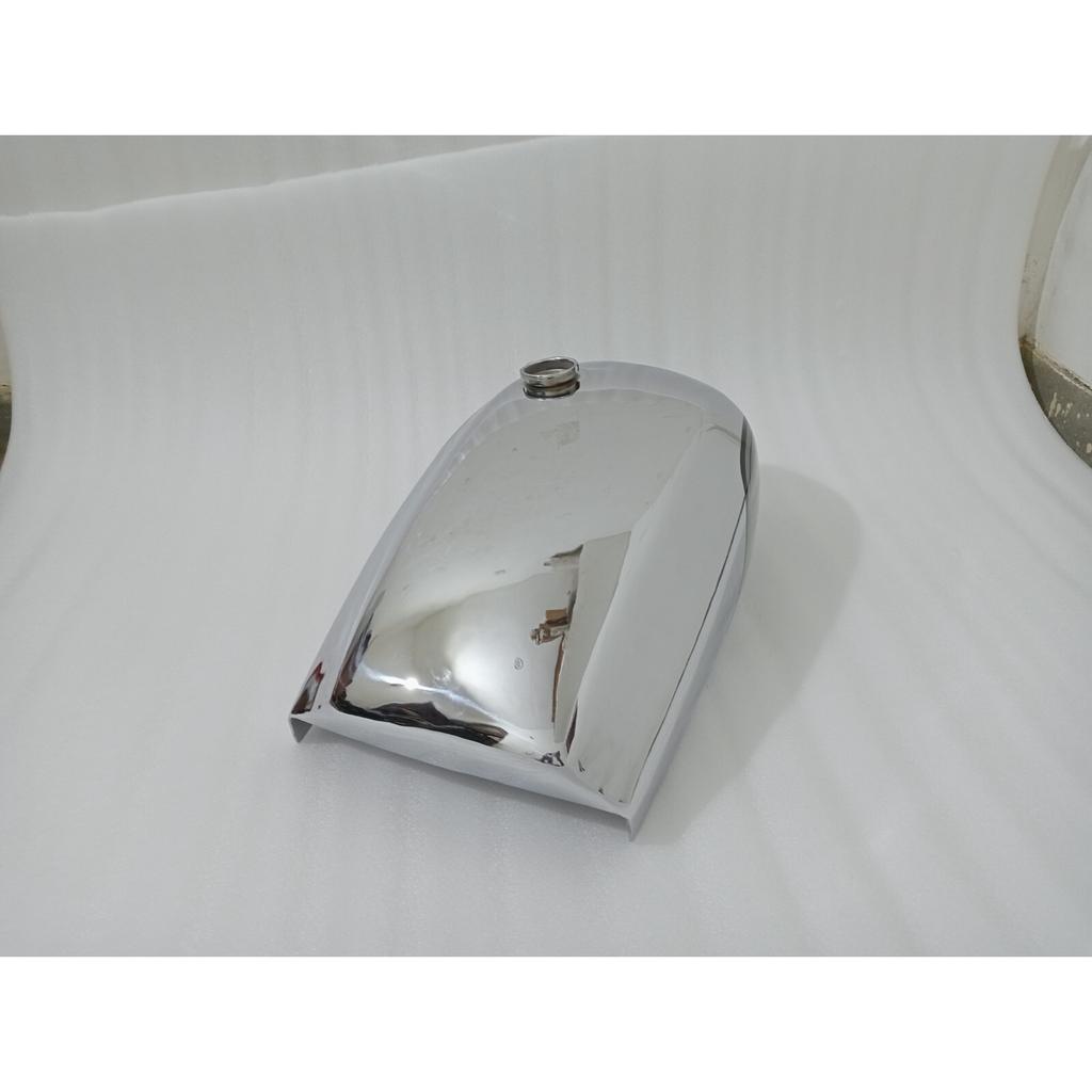 Norton Dominator Wideline Model 88 99 Steel Petrol Tank Chrome & Silver Painted