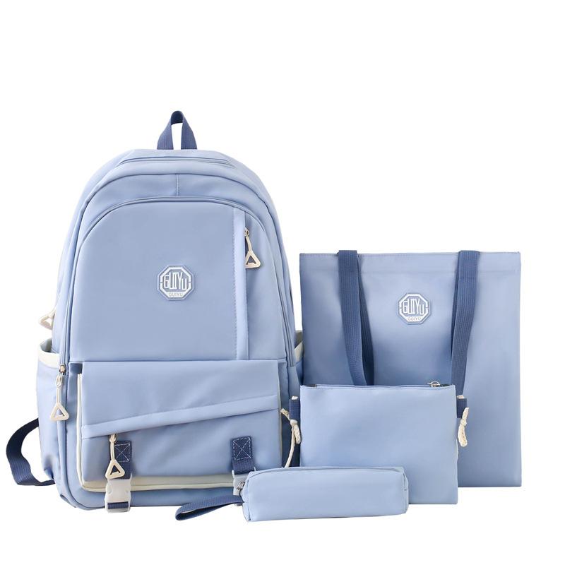 

Рюкзак большой вместимости Новый Многослойный Кремовый цвет Лесная свежесть Кампус Легкий Студенческий Школьная сумка