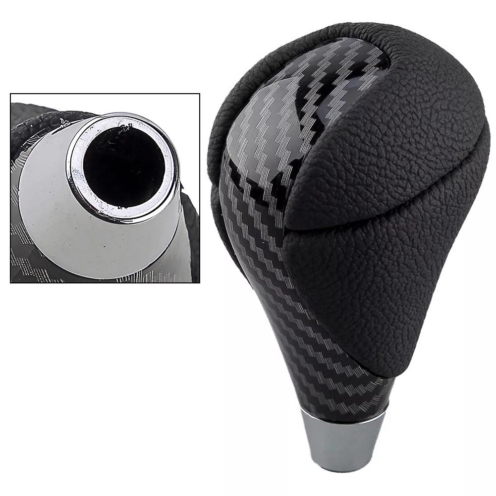 1pcs Car Gear Shift Shifter Knobs Leather For Estima Crown For Venza Suitable For Toyota For Lexus Cars Auto Accessories