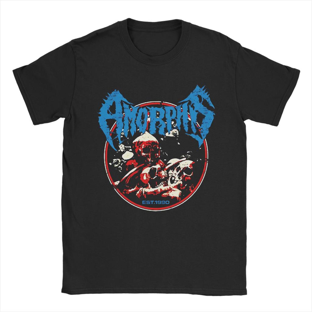 Amorphis Kaleval Rock Metal Band Apparel Unisex T Shirt Pure Cotton Tee New Arrival  T-shirt Clothing
