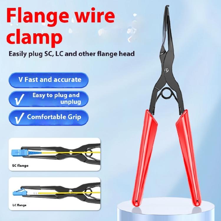 Ergonomic Precise Fiber Optical Plugs Extractors Tool With Metal Jaw Construction Fit for Reliable LC Connector Handling