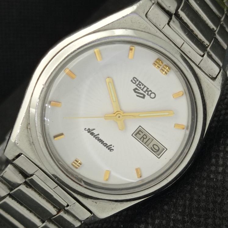 

Б/У винтажные мужские часы SEIKO 5 AUTOMATIC 7009A из Японии, белые, 608a-a315138-2 SKU608a-a315138