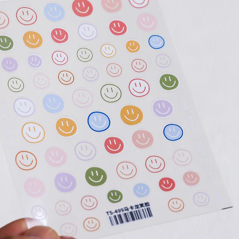 

Ts496 Season Three-Dimensional Macaron Adhesive Nail Sticker TS-499 Macaron smiley face