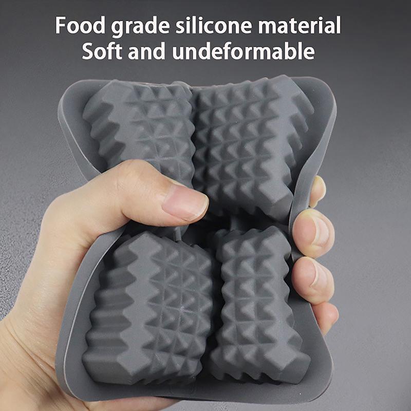 Silikon-Eisball-Maker Bar-Tools Große große runde Kugel Hohe Bälle Eisform Würfelform Tablett für Whisky Cocktail 3D