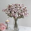 Artificial Flower Silk Rose Home Room Dining Table Wedding Bridal Bouquet Decora Festival Outdoor Vase Garden Yard DIY Gift Prop