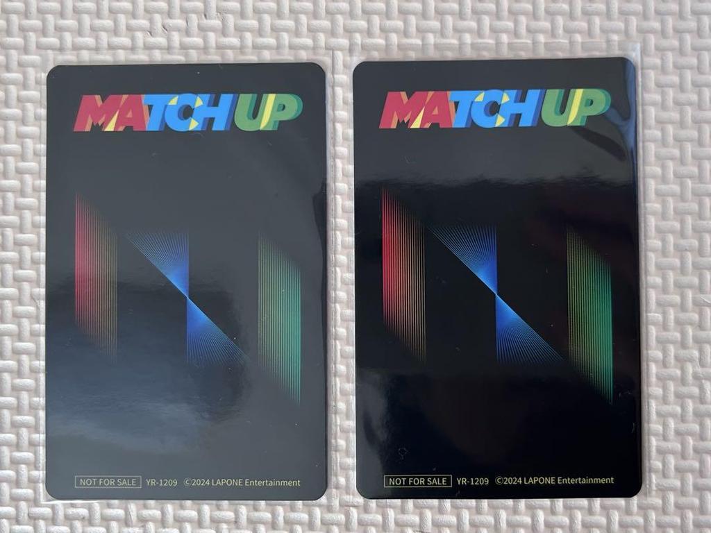 [USED] INI MATCH UP Chiyomaki Trading Card Goto Taketoshi Fujimaki Kyosuke Trading Card