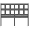 VidaXL Tête de lit Gris 165,5x4x100 cm Bois massif de pin 818932