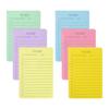 Colorful Note Paper 360Sheets 6x4Inch Adhesive Note Pad Notes Paper Lined Pocket Notepads for Writing Journaling