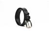 Men's Retro Business Belt - Genuine Cowhide Leather with Alloy Pin Buckle and Embossed Design