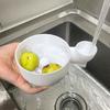 3D Printed Fruit Vegetable Washer With Efficient Drainage Cleaning Basket For Kitchen RV Picnic Use Durable Plastic