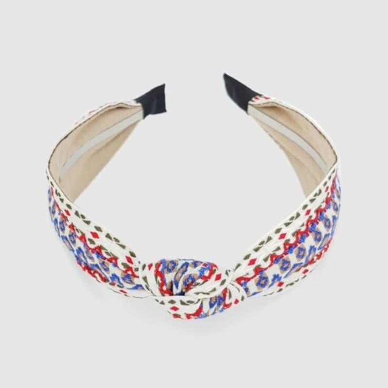 LALA Bandana Breites Haarband - Elfenbein