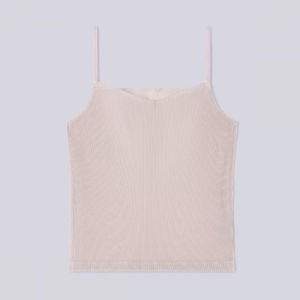 Pleats Mood Women Pleats Inner Tank Top FREE/Skyblue