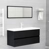VidaXL Sink Cabinet with Integrated Sink Bathroom Cupboard Storage Unit Storage Cabinet Toilet 3071658