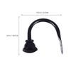 2pcs Curtain Hooks Wall Mounted U-Shape Holdbacks For Home Decor Multi Use Iron Hangers Bedroom Bathroom Kitchen Garage