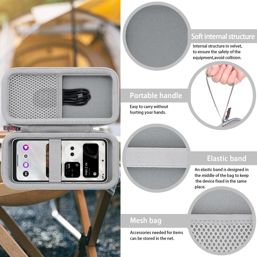 XREAL Beam Pro XREAL AR Glass Spatial Computing Companion 3D Camera Travel Storage Case Khanka (only Case) -