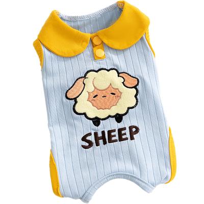 Knitted Spring Summer Teddy Bigbear Schnauzer Small Dog Four-legged Belly Pet Belly Puppy Dog Clothing