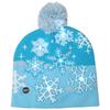 Soft And Stretchable Winter Warm Knit Beanie With Built-in Led Christmas Lights