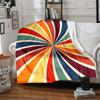 1 Stück Decke mit Sonnenstrahlmuster, Leichte Flanelldecke für Sofa, Bett, Reisen, Camping, Wohnzimmer, Büro, Couch, Stuhl und Bett