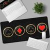 E-Sport Spiel Poker Mauspads Groß Computer Laptop Gamer Schreibtischmatten XXL Gummi Anti-Rutsch Gaming Tastatur Mauspads PC Zubehör