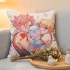 Cushion Cover  Linen  SkinFriendly Soft Decorative Case For Sofa Home Decor Vintage Anime FFairy Tail Classic Pillow cover
