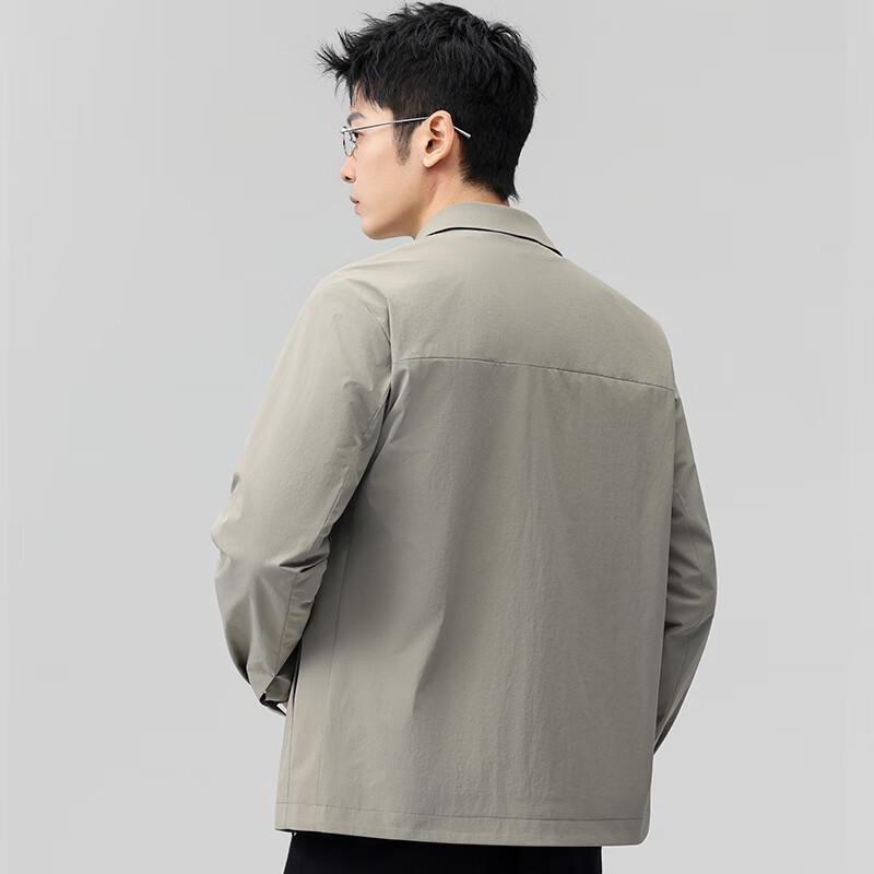 Men's Casual Button Lapel Jacket