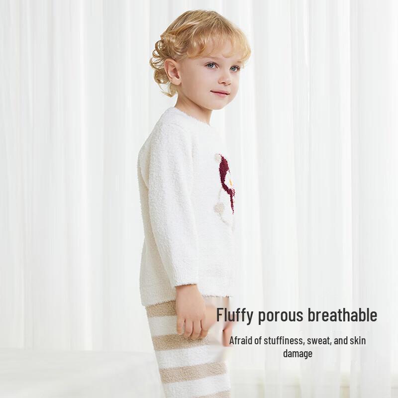 YEEHOO Kids' Warm Fleece Pajama Set