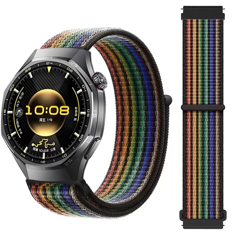 20mm 22mm Nylon Loop Strap For Huawei Watch 5 4 46mm GT6 GT6 Pro GT5-4 46mm Bracelet Wristband Amazfit Balance 2 Bip 6 Active 2