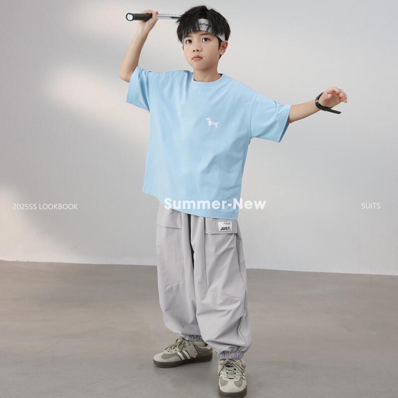 Boys' 2025 Summer Thin Anti-Mosquito Harem Pants