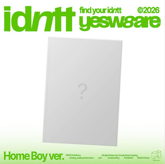 idntt (ИДЕНТИЧНОСТЬ) – Мини-альбом  yesweare  (Уличный парень / Домашний парень Вер.) (Home Boy ver.)